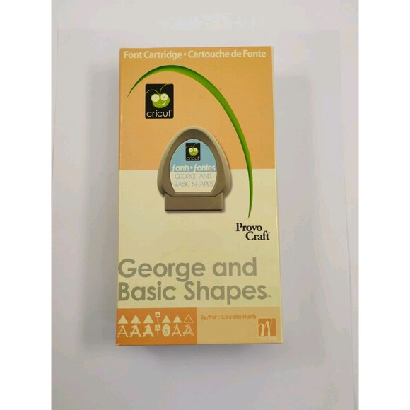 Cricut Font Cartridge George And Basic Shapes Complete Used - Picture 13 of 13